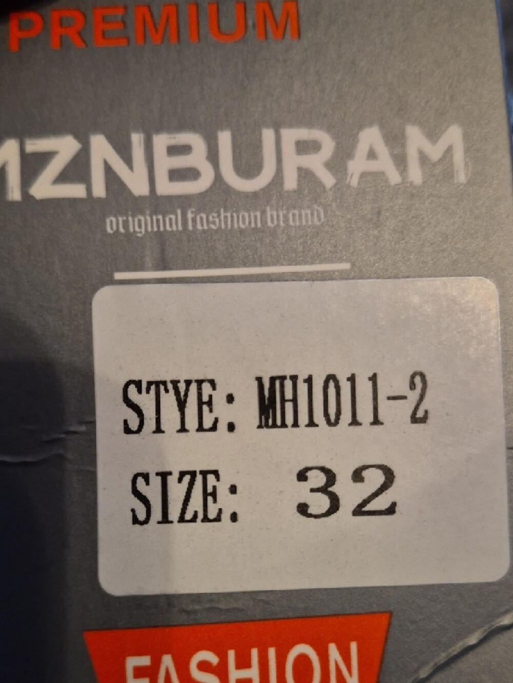 MZNBURAM Classic Men Straight Jeans - Washed Blue - Picture 10 of 10